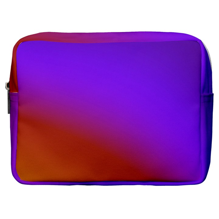 Violet Orange Make Up Pouch (Large)