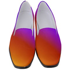 Violet Orange Women s Classic Loafer Heels by Sparkle