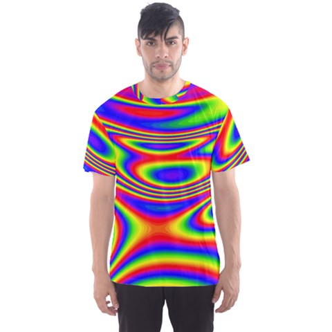 Rainbow Men s Sport Mesh Tee by Sparkle