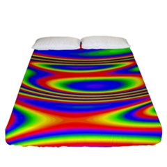 Rainbow Fitted Sheet (king Size) by Sparkle