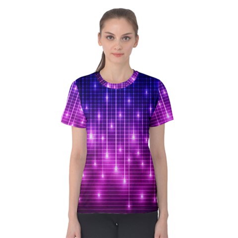 Shiny Stars Women s Cotton Tee by Sparkle