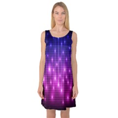Shiny Stars Sleeveless Satin Nightdress by Sparkle