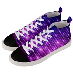 Shiny Stars Men s Mid-top Canvas Sneakers by Sparkle