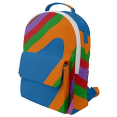 Rainbow Road Flap Pocket Backpack (small) by Sparkle