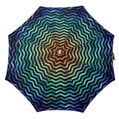 Digital Waves Straight Umbrellas by Sparkle