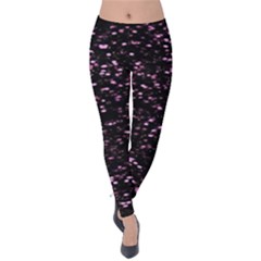 Digital Polka Velvet Leggings by Sparkle