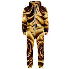 Gold Roses Hooded Jumpsuit (men)  by Sparkle