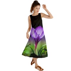 Flower Summer Maxi Dress by Sparkle