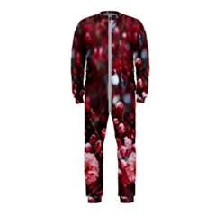 Red Floral Onepiece Jumpsuit (kids) by Sparkle