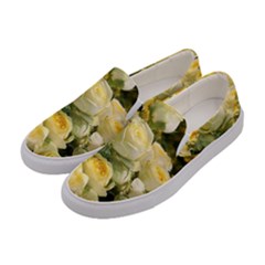 Yellow Roses Women s Canvas Slip Ons by Sparkle