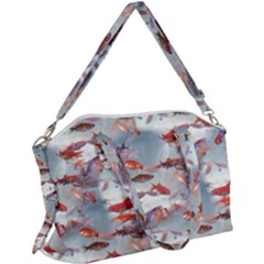 Golden Fishes Canvas Crossbody Bag by Sparkle