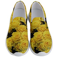 Yellow Roses Men s Lightweight Slip Ons by Sparkle