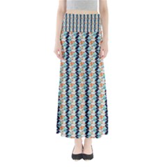 Geometry Colors Full Length Maxi Skirt by Sparkle