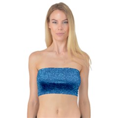 Blue Sparkles Bandeau Top