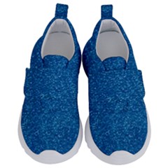 Blue Sparkles Kids  Velcro No Lace Shoes by ElenaIndolfiStyle