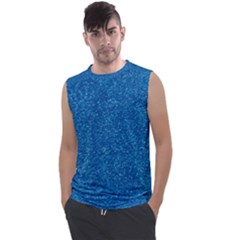 Blue Sparkles Men s Regular Tank Top by ElenaIndolfiStyle