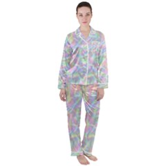 Pinkhalo Satin Long Sleeve Pyjamas Set