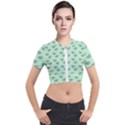 Zodiac Bat Pink Mint Short Sleeve Cropped Jacket View1