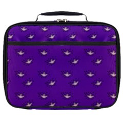 Zodiac Bat Pink Purple Full Print Lunch Bag by snowwhitegirl