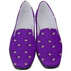 Zodiac Bat Pink Purple Women s Classic Loafer Heels by snowwhitegirl