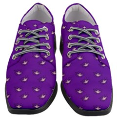 Zodiac Bat Pink Purple Women Heeled Oxford Shoes by snowwhitegirl