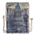 Buenos Aires Argentina Cityscape Aerial View Drawstring Bag (Large) View1