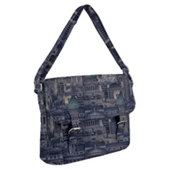 Buenos Aires Argentina Cityscape Aerial View Buckle Messenger Bag by dflcprintsclothing