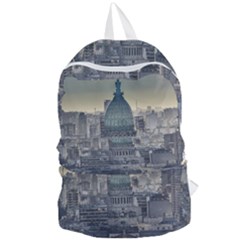 Buenos Aires Argentina Cityscape Aerial View Foldable Lightweight Backpack by dflcprintsclothing