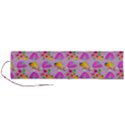 Girl With Hood Cape Heart Lemon Pattern Lilac Roll Up Canvas Pencil Holder (L) View1