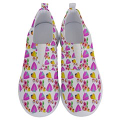 Girl With Hood Cape Heart Lemon Pattern White No Lace Lightweight Shoes