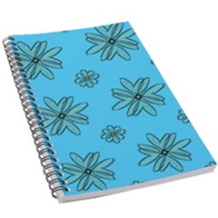 Blue Repeat Pattern 5 5  X 8 5  Notebook