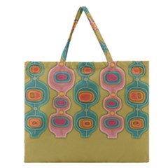 Americana 2 Zipper Large Tote Bag