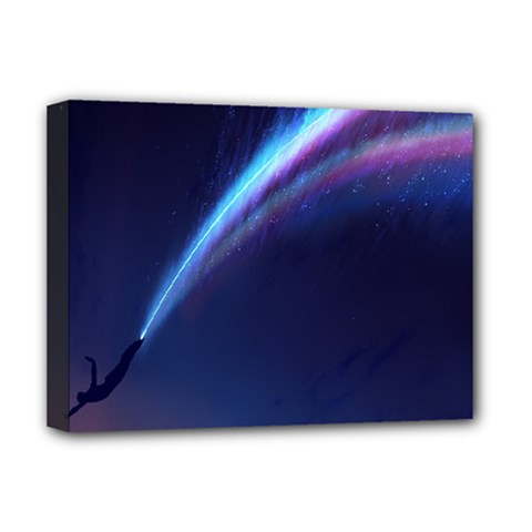 Light Fleeting Man s Sky Magic Deluxe Canvas 16  X 12  (stretched) 