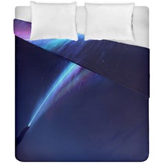 Light Fleeting Man s Sky Magic Duvet Cover Double Side (california King Size)