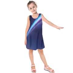 Light Fleeting Man s Sky Magic Kids  Sleeveless Dress