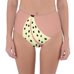 Fruit Banana Tree Healthy Reversible High-waist Bikini Bottoms