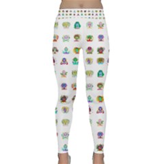 All The Aliens Teeny Classic Yoga Leggings by ArtByAng