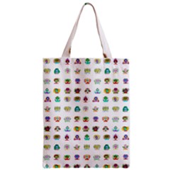 All The Aliens Teeny Zipper Classic Tote Bag by ArtByAng