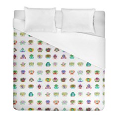 All The Aliens Teeny Duvet Cover (Full/ Double Size)