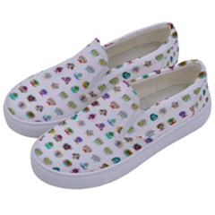 All The Aliens Teeny Kids  Canvas Slip Ons