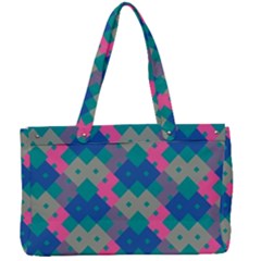 Geo Puzzle Canvas Work Bag