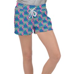 Geo Puzzle Velour Lounge Shorts