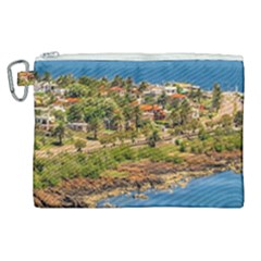 Punta Colorada Aerial Landscape Scene, Uruguay Canvas Cosmetic Bag (xl) by dflcprintsclothing