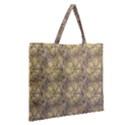 Retro Stlye Floral Decorative Print Pattern Zipper Large Tote Bag View2