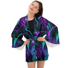 Drunk Vision Long Sleeve Kimono by MRNStudios