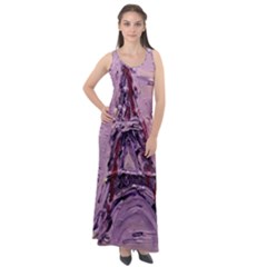 Ooh Lala  Sleeveless Velour Maxi Dress by arwwearableart