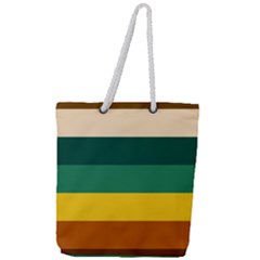 Retro 80s Full Print Rope Handle Tote (large) by tmsartbazaar