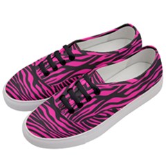 Pink Zebra Women s Classic Low Top Sneakers by Angelandspot