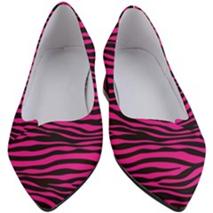 Pink Zebra Women s Block Heels  by Angelandspot