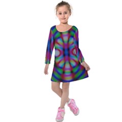 Carnivale Kids  Long Sleeve Velvet Dress by Angelandspot